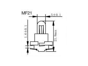 Glühlampe MF15,16, 20, 21, 22, Birne für Armatur-Kontrollleuchte