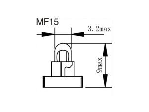 Glühlampe MF15,16, 20, 21, 22, Birne für Armatur-Kontrollleuchte