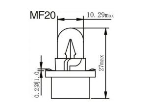 Glühlampe MF15,16, 20, 21, 22, Birne für Armatur-Kontrollleuchte