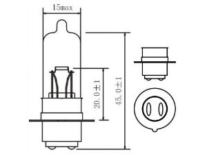 Halogen Glühbirnen (Motorradbeleuchtung)