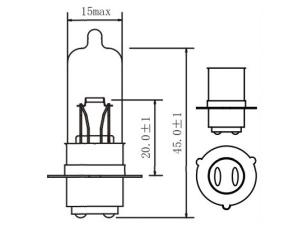 Halogen Glühbirnen (Motorradbeleuchtung)